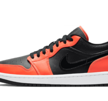 Nike Sko Air Jordan 1 Low SE Sort Turf Orange